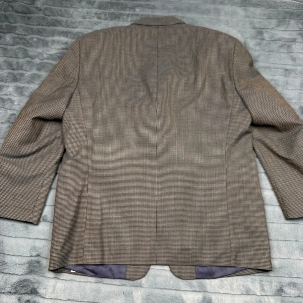 Calvin Klein Mens Brown Woolmark Pure New Wool 3-Button Sport Coat Blazer Canada